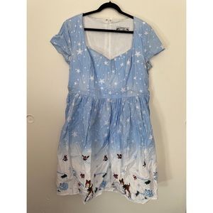 Kitschy Vintage Style Holiday Dress